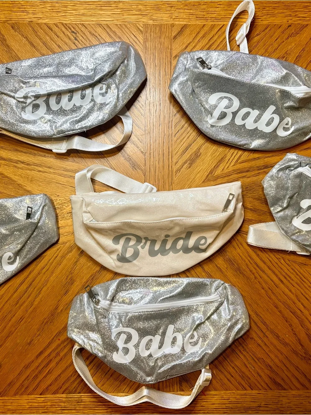 Glitter Fanny Packs for Bridal Party